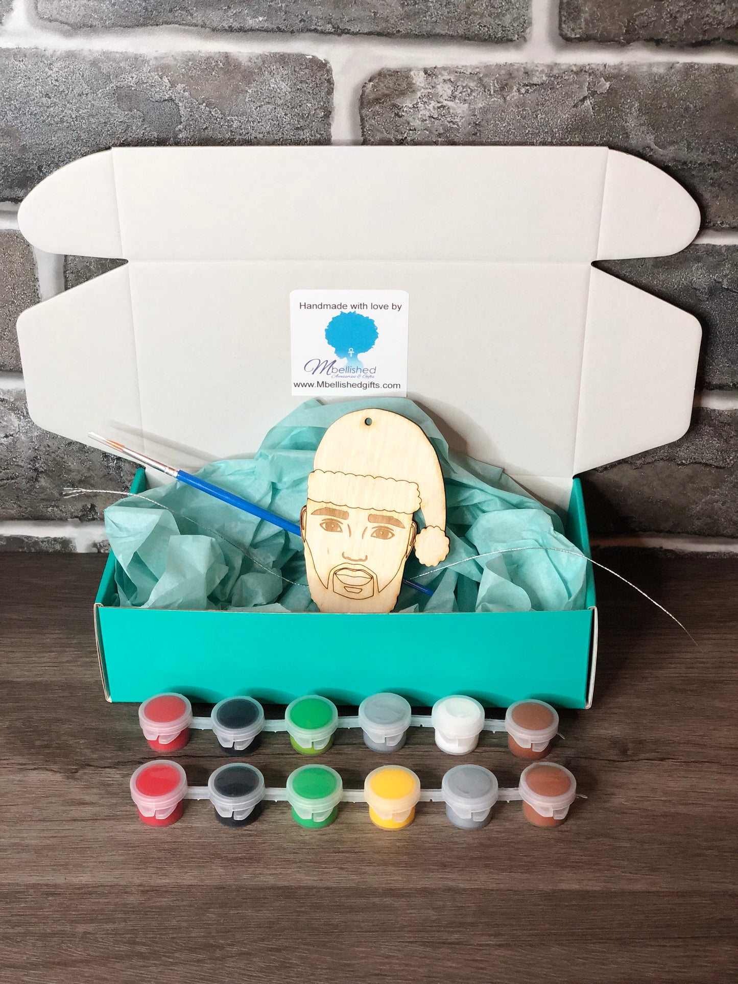 Take-N-Paint Ornaments - Santa Zaddy
