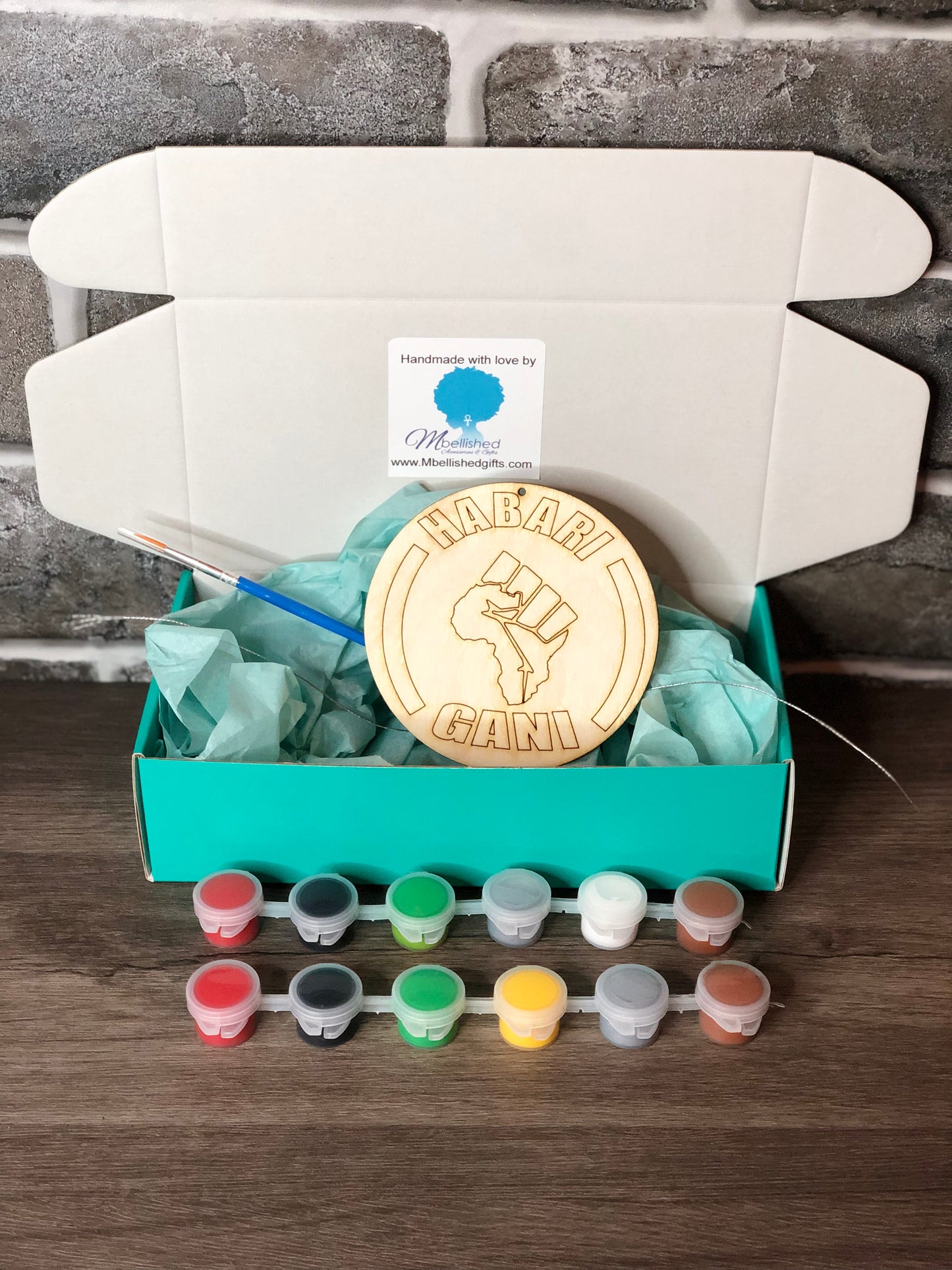 DIY Take-N-Paint Ornaments - Habari Gani