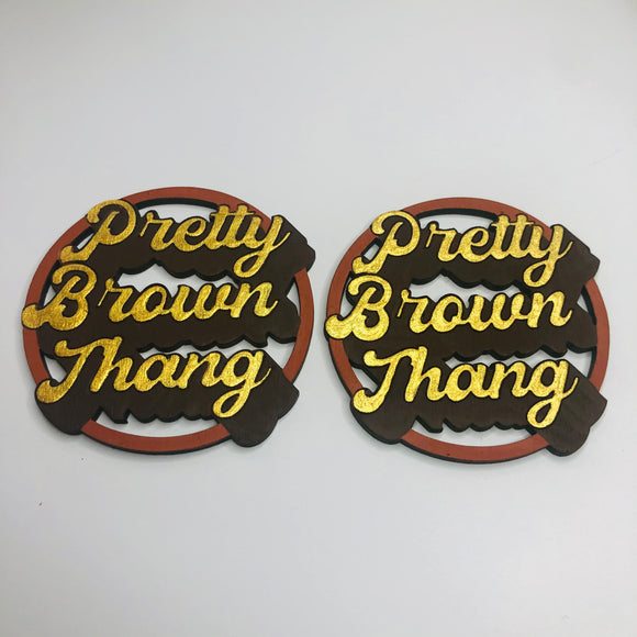 Earrings - Pretty Brown Thang