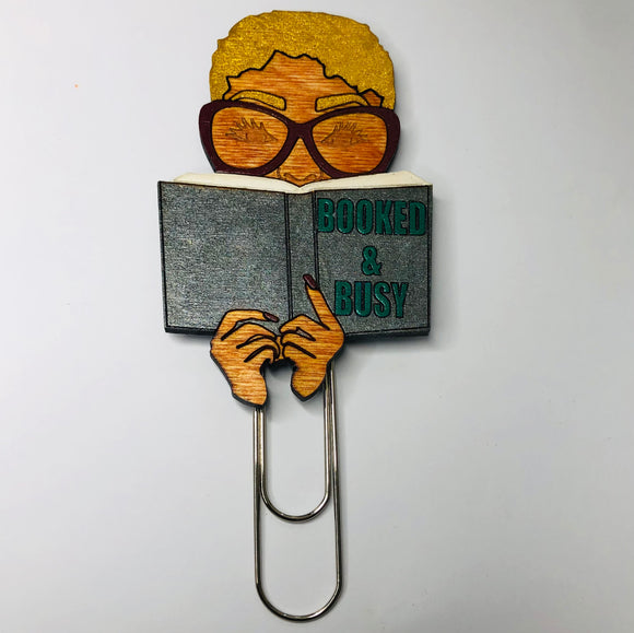 Booked & Busy Bookmark - Trina