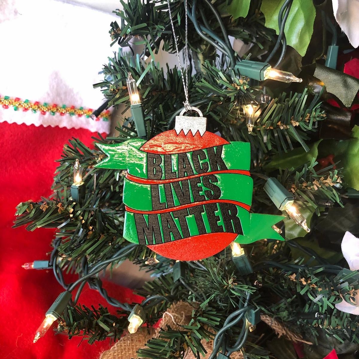 Holiday Ornament - BLACK LIVES MATTER
