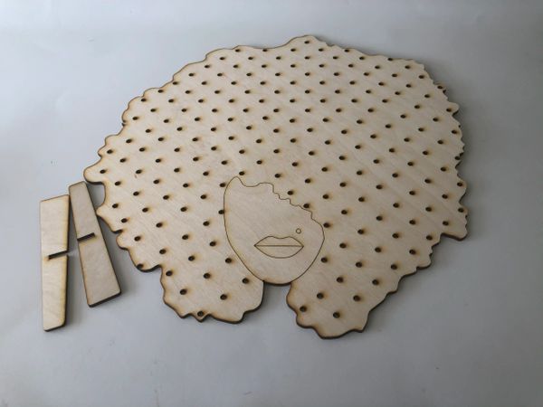 DIY Earring Stand - RBG Afro
