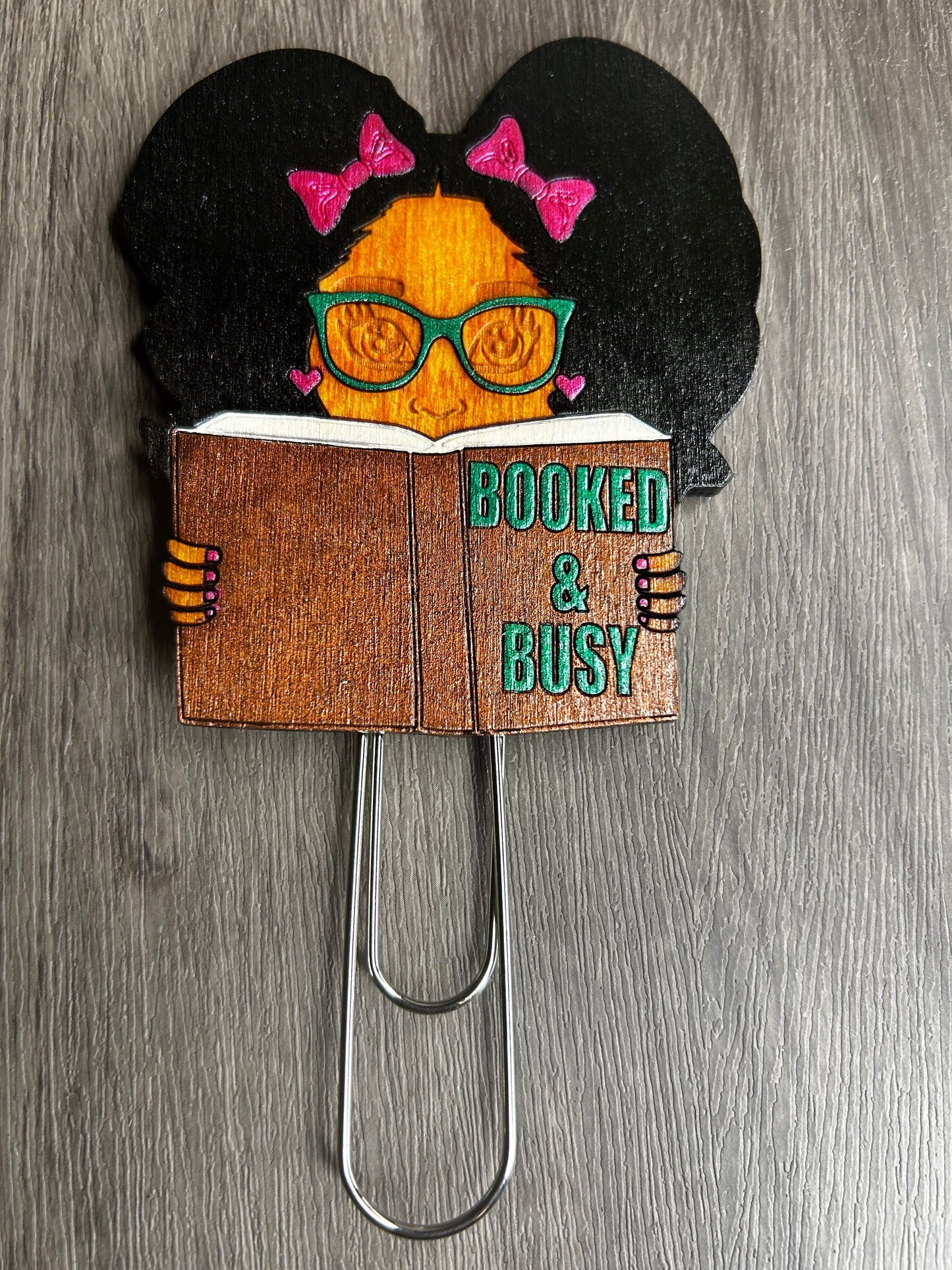 Booked & Busy Bookmark - Baby Girl