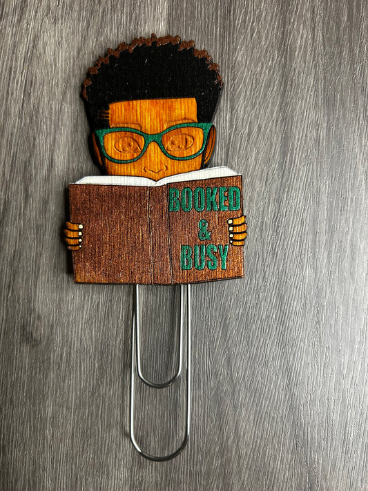 Booked & Busy Bookmark - Baby Boy