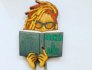 Booked & Busy Bookmark - Jessie Mae