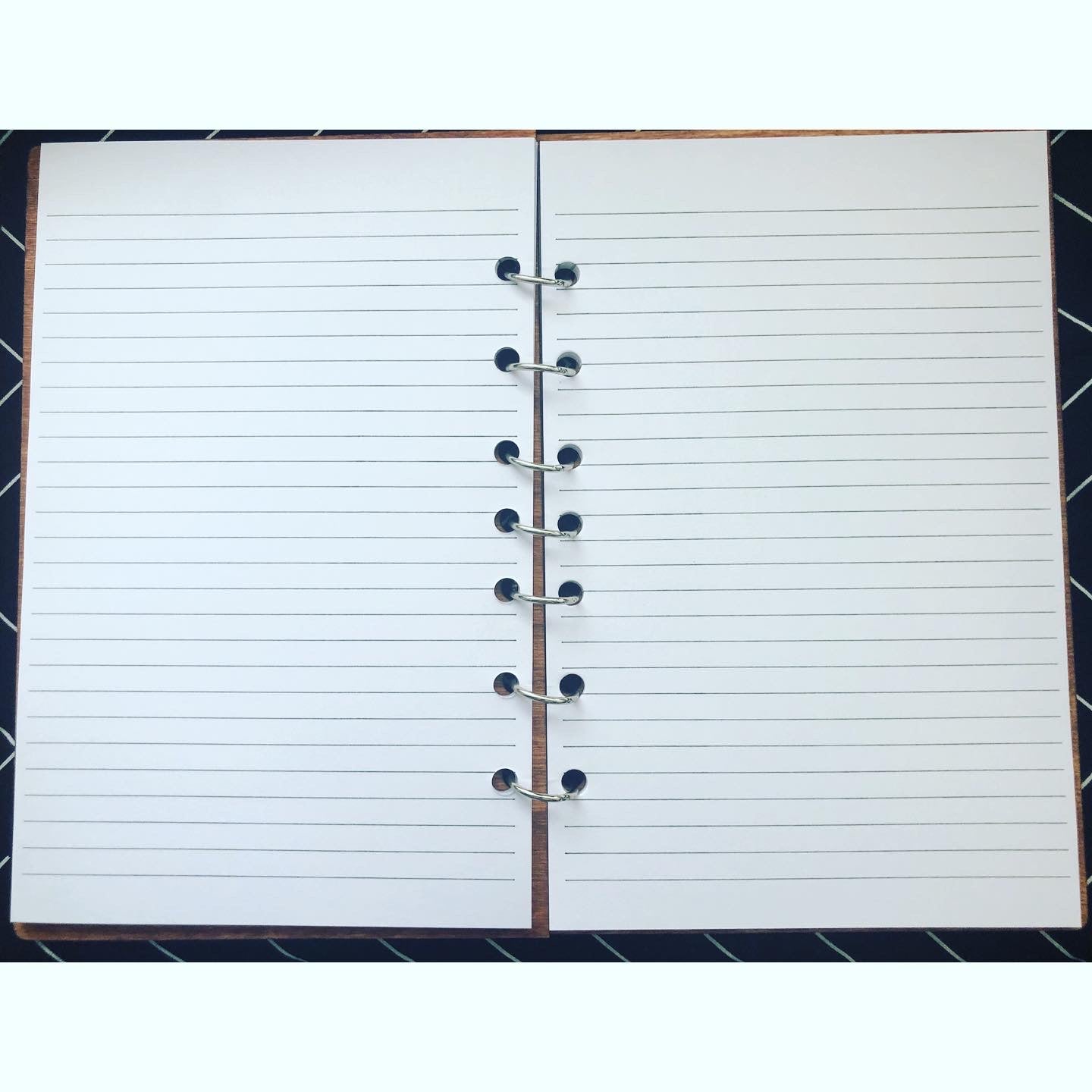Refillable Wooden Journal - Namaste