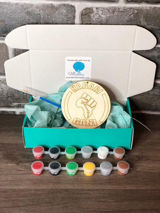DIY Take-N-Paint Ornaments - Habari Gani
