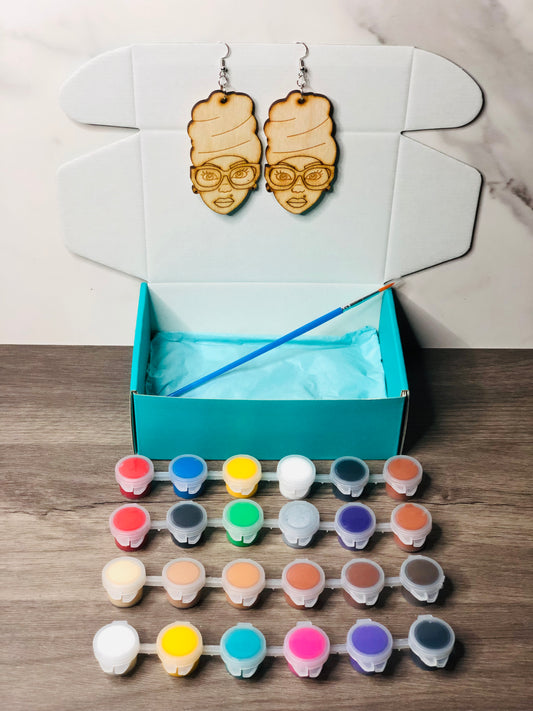 DIY Take-N-Paint Earrings - Yaya