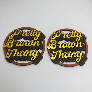 Earrings - Pretty Brown Thang