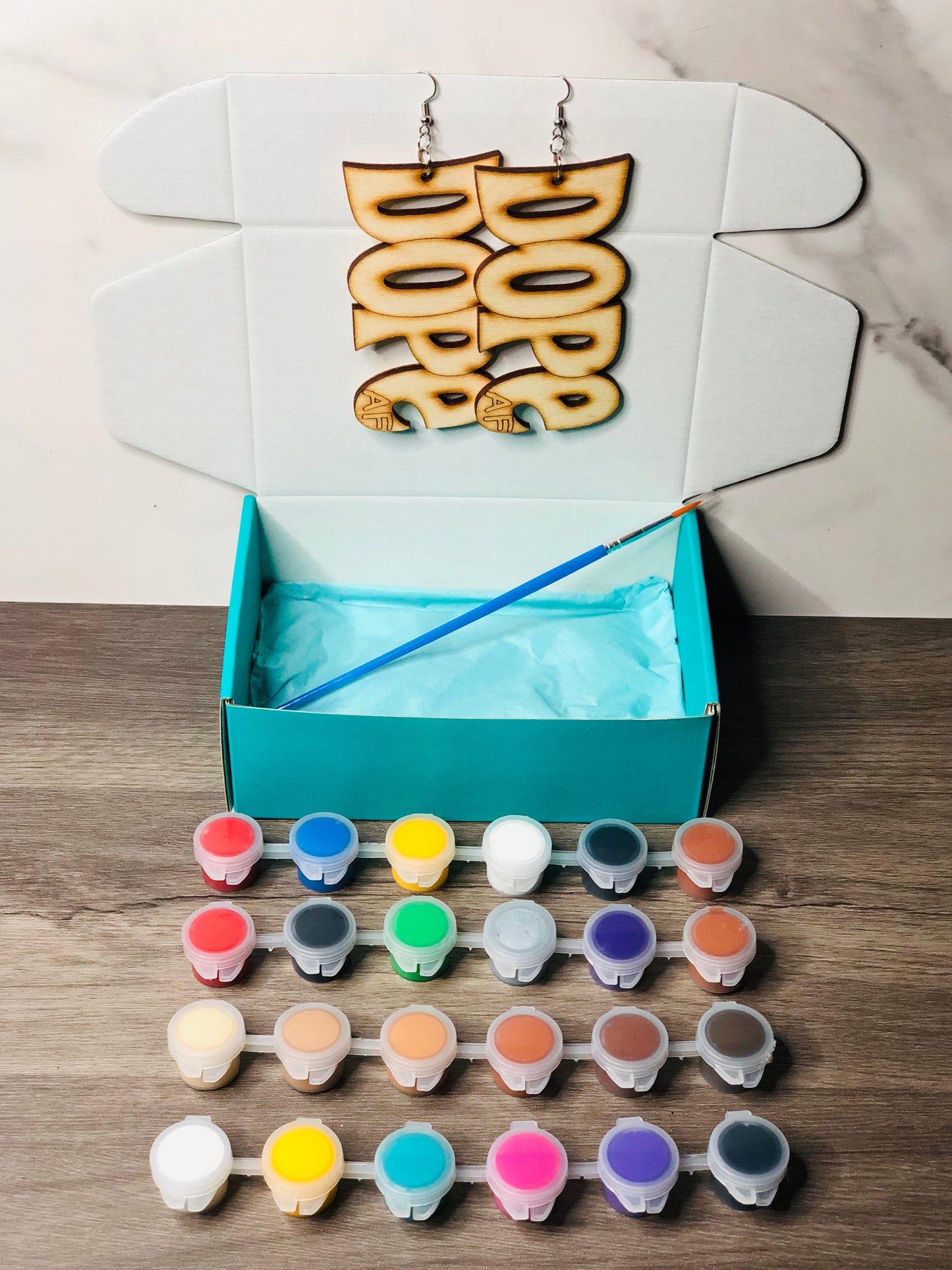 DIY Take-N-Paint Earrings - Dope AF