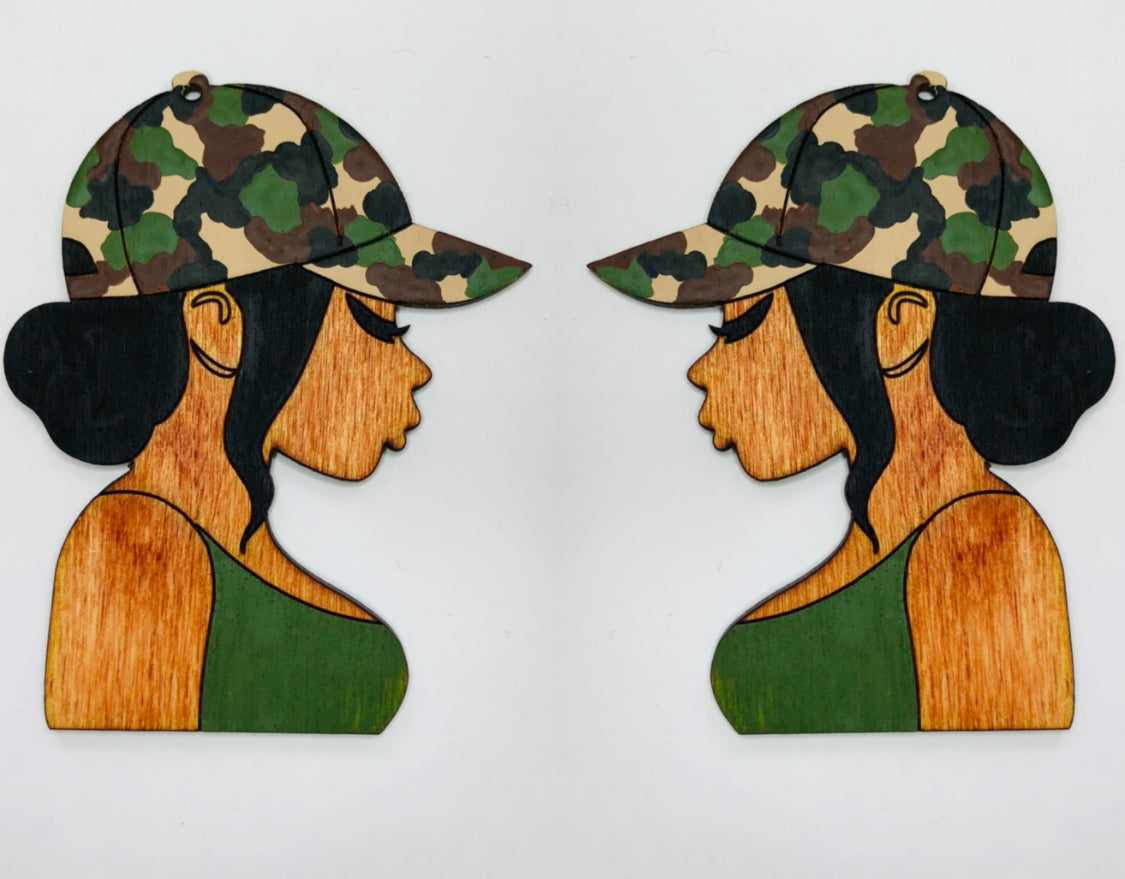 Earrings - Bri - Dad Cap