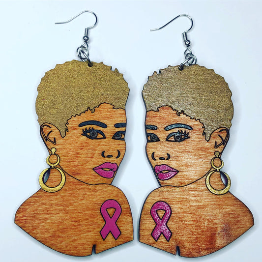 Earrings - Sis With The Ribbon Tattoo