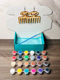 DIY Take-N-Paint Earrings - Duafe Comb