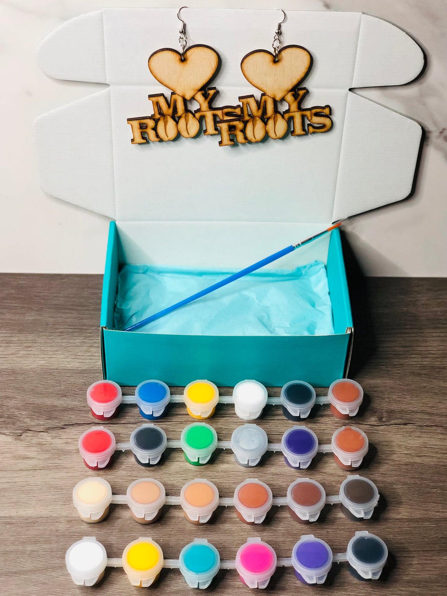DIY Take-N-Paint Earrings - Heart My Roots