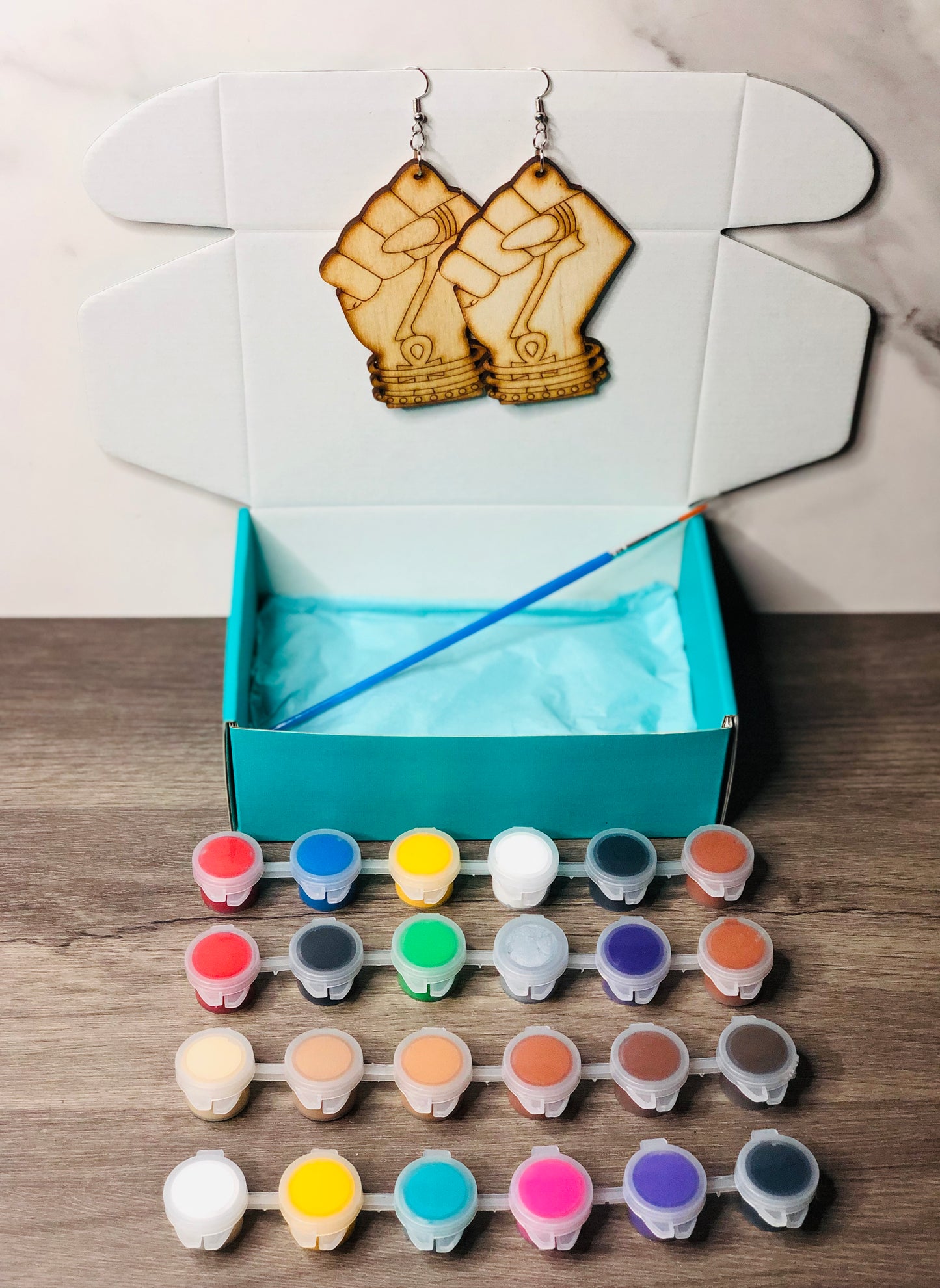 DIY Take-N-Paint Earrings - BP Fist