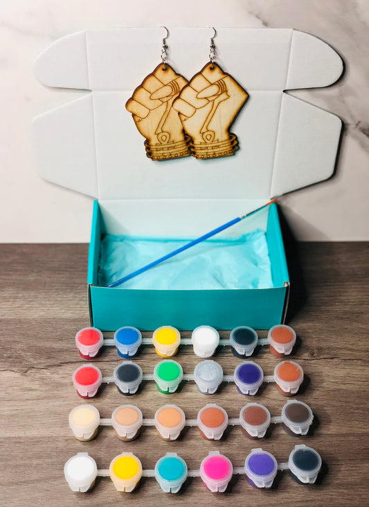 DIY Take-N-Paint Earrings - BP Fist