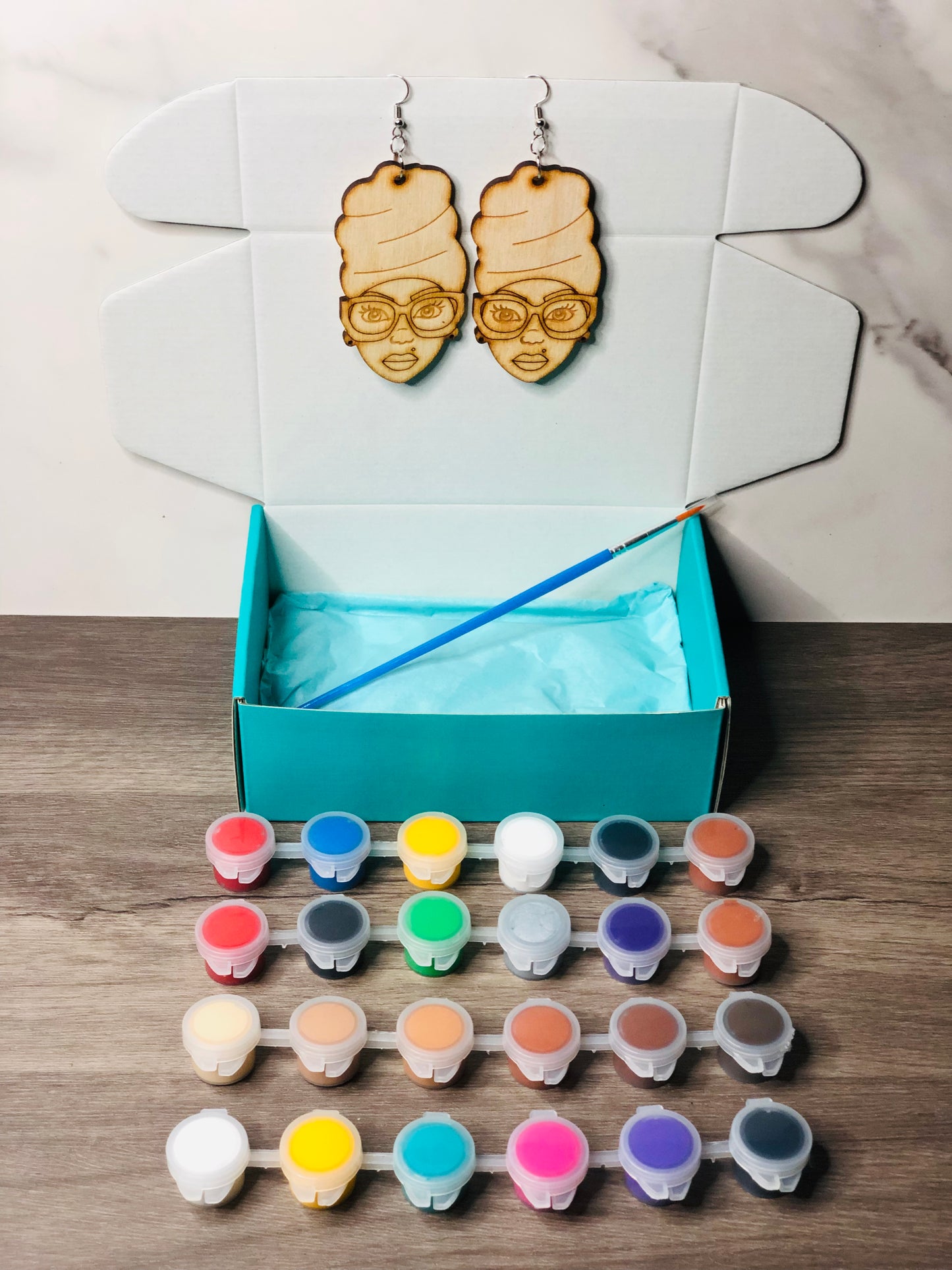 DIY Take-N-Paint Earrings - Yaya