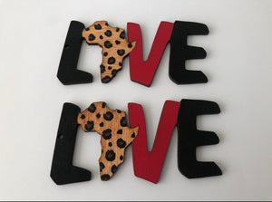Earrings - Love Africa Leopard