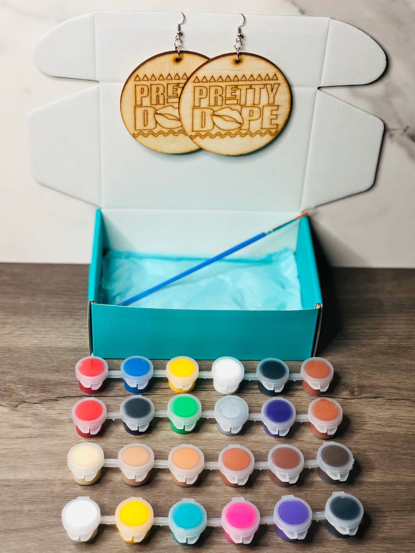 DIY Take-N-Paint Earrings - Pretty Dope