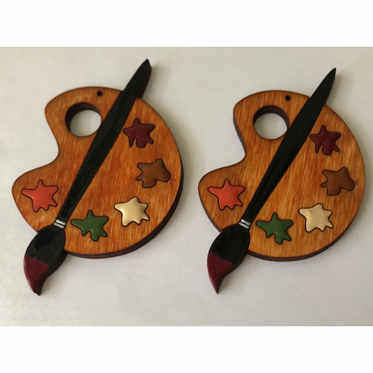 Earrings - Fall Colors Paint Pallet