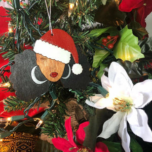 Holiday Ornament - Afro Puffs