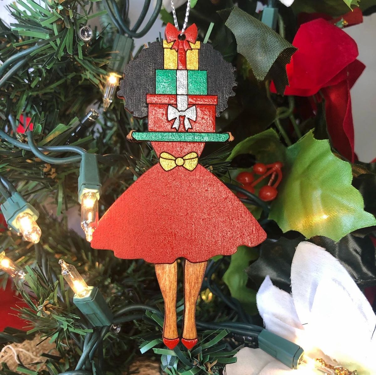 Holiday Ornament - Sis With The Gifts