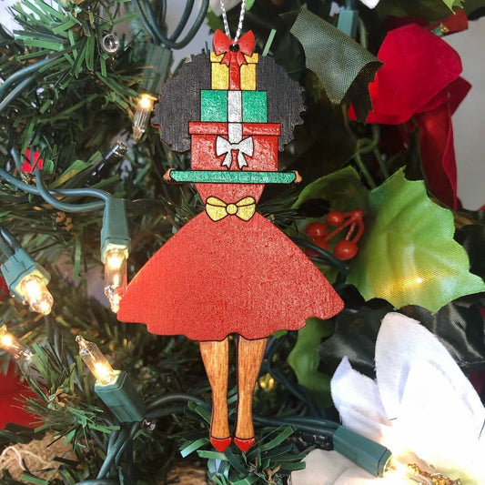 Holiday Ornament - Sis With The Gifts