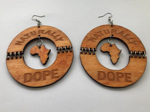 Earrings - Naturally Dope (Natural Wood)