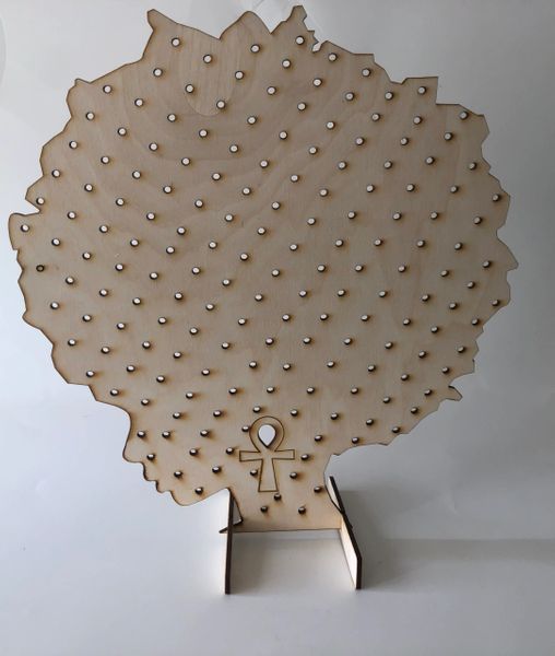 DIY Earring Stand - Logo Afro